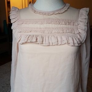H&M ruffle blouse
